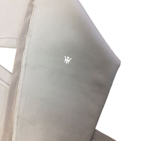 TRIHARA Gray High Rise Mesh Panel Athletic Leggings Size Large - Picture 2 of 9